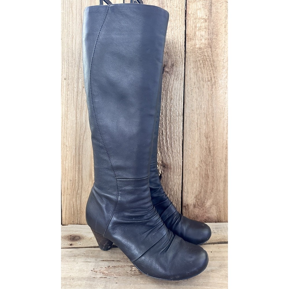 Seychelles Dublin Tall Heeled Boots Boho Steampunk Womens 6 Brown Good